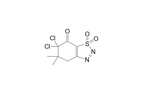 6,6-DICHLORO-5,5-DIMETHYL-4,5,6,7-TETRAHYDRO-7-OXO-1,2,3-BENZOTHIAZOLE-1,1-DIOXIDE