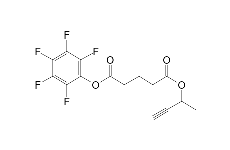 Glutaric acid, but-3-yn-2-yl pentafluorophenyl ester