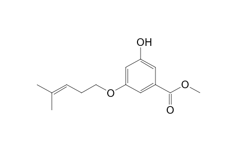 Methyl 3-hydroxy-5-(4-methylpent-3-en-1-yloxy)benzoate