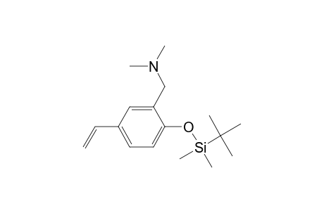 3-[N'-(dimethylamino)methyl]-4'-[O-(t-butyldimethylsilyl)oxy]styrene