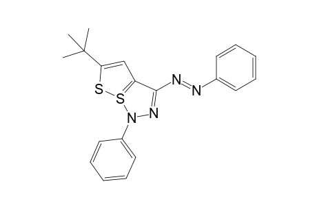 5-tert-butyl-1-phenyl-3-(phenylazo)-[1,2]dithiolo[5,1-e][1,2,3]thiadiazole-7-SIV