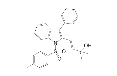 (E)-2-methyl-4-(3-phenyl-1-tosyl-1H-indol-2-yl)but-3-en-2-ol
