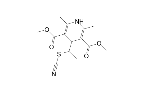 3,5-Pyridinedicarboxylic acid, 1,4-dihydro-2,6-dimethyl-4-(1-thiocyanatoethyl)-, dimethyl ester