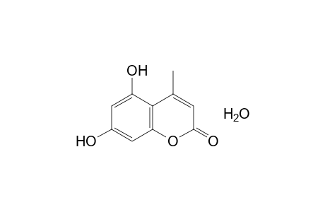 5,7-dihydroxy-4-methylcoumarin, monohydrate