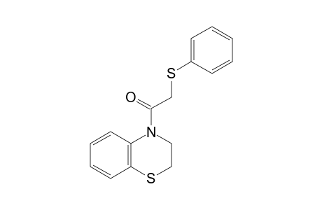 3,4-dihydro-4-[(phenylthio)acetyl]-2H-1,4-benzothiazine