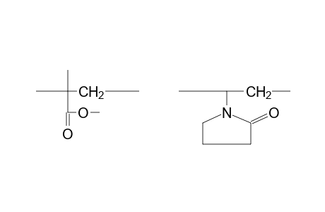 Poly(methyl methacrylate-co-1-vinyl-2-pyrrolidone)