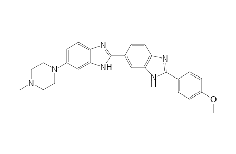 2-(p-methoxyphenyl)-5-(4-methyl-1-piperazinyl)-2,5'-bibenzimidazole