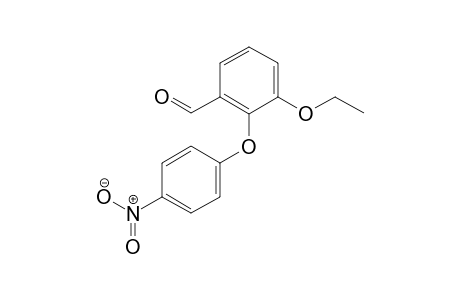 3-Ethoxy-2-(4-nitrophenoxy)benzaldehyde