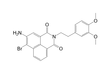 3-amino-4-bromo-N-(3,4-dimethoxyphenethyl)naphthalimide