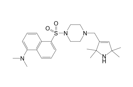 N-[4-(2,2,5,5-Tetramethyl-2,5-dihydro-1H-pyrrol-3-ylmethyl)piperazin-1-yl]-(5-dimethylamino)-1-naphthalenesulfonamide