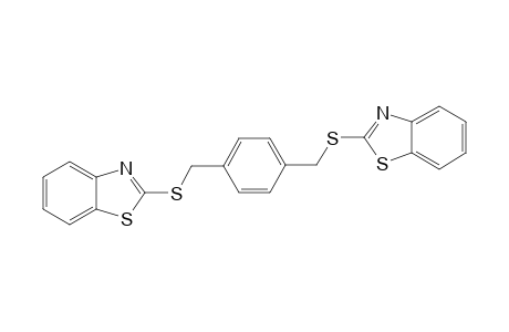 2-({4-[(1,3-Benzothiazol-2-ylsulfanyl)methyl]benzyl}sulfanyl)-1,3-benzothiazole