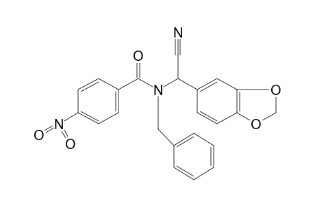 N-BENZYL-N-(alpha-CYANOPIPERONYL)-p-NITROBENZAMIDE