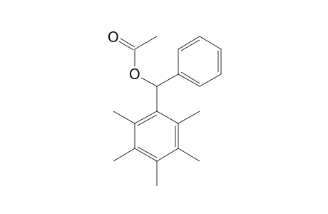 2,3,4,5,6-pentamethylbenzhydrol, acetate