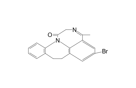 6-bromo-8,9-dihydro-4-methyl[1]benzazepino[3,2,1-jk][1,4]benzodiazepin-(2H)-one