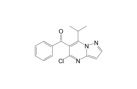 (5-Chloro-7-isopropylpyrazolo[1,5-a]pyrimidin-6-yl)(phenyl)methanone