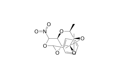 2,6-Anhydro-1-deoxy-3,4-O-isopropylidene-5,7-O-benzylidene-7-nitro-D-glycero-D-galacto-heptitol