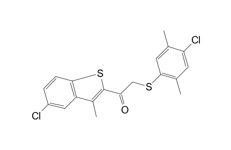 5-chloro-3-methylbenzo[b]thien-2-yl [(4-chloro-2,5-xylyl)thio]methyl ketone