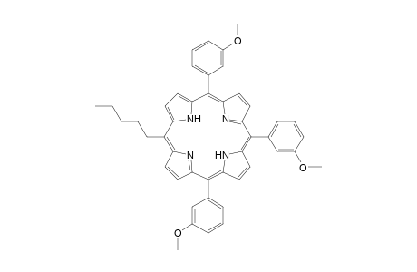 5,10,15-Tris(3-methoxyphenyl)-20-pentylporphyrin