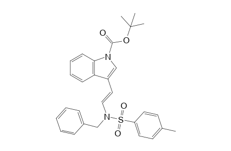 Tert-butyl 3-((E)-2-{benzyl-[(4-methylphenyl)sulfonyl]amino}ethynyl)-1H-indole-1-carboxylate