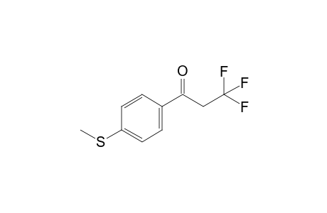 3,3,3-trifluoro-1-(4-(methylthio)phenyl)propan-1-one