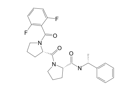 (S)-1-((2,6-Difluorobenzoyl)-L-prolyl)-N-((R)-1-phenylethyl)pyrrolidine-2-carboxamide