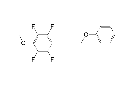 1-(4-Methoxy-2,3,5,6-tetrafluorophenyl)-3-phenoxy-1-propyne