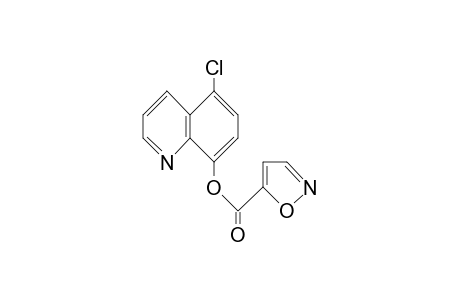 5-Isoxazolecarboxylic acid, 5-chloro-8-quinolinyl ester