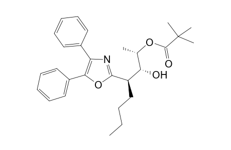 2-(1-n-Butyl-2-hydroxy-3-(tert-butylcarbonyloxy)butyl)-4,5-diphenyloxazole