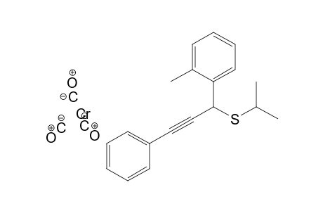 Tricarbonyl-{1-[1'-(isopropylthio)-3'-phenylpropargyl]-2-methylphenyl}-chromium