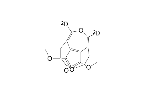 dimethyl [2,7-dideuterio]-3,6-hexanooxepine-4,5-dicarboxylate