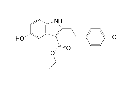 Ethyl 2-[2-(4-Chlorophenyl)ethyl]-5-hydroxy-1H-indole-3-carboxylate