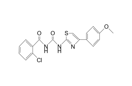 Benzamide, 2-chloro-N-[[[4-(4-methoxyphenyl)-2-thiazolyl]amino]carbonyl]-