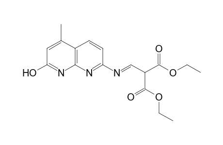 {[(7-hydroxy-5-methyl-1,8-naphthyridin-2-yl)amino]methylene}malonic acid, diethyl ester