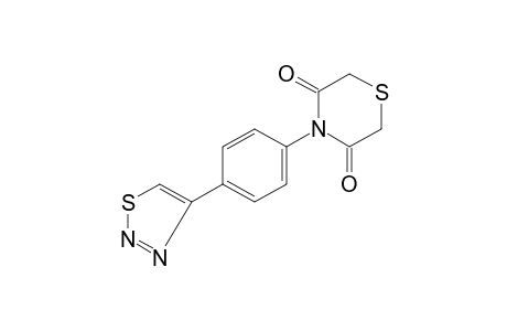 4-[p-(1,2,3-thiadiazol-4-yl)phenyl]-3,5-thiomorpholinedione