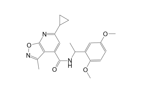 isoxazolo[5,4-b]pyridine-4-carboxamide, 6-cyclopropyl-N-[1-(2,5-dimethoxyphenyl)ethyl]-3-methyl-