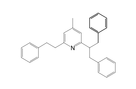 2-(alpha-benzylphenethyl)-6-phenethyl-4-picoline