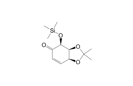 (4RS,5RS,6RS)-4,5-(ISOPROPYLIDENEDIOXY)-6-[(TRIMETHYLSILYL)-OXY]-CYCLOHEX-2-EN-1-ONE