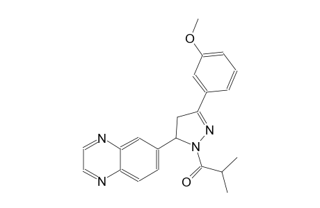 quinoxaline, 6-[4,5-dihydro-3-(3-methoxyphenyl)-1-(2-methyl-1-oxopropyl)-1H-pyrazol-5-yl]-