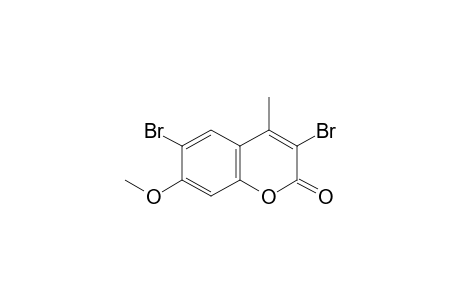 3,6-dibromo-7-methoxy-4-methylcoumarin