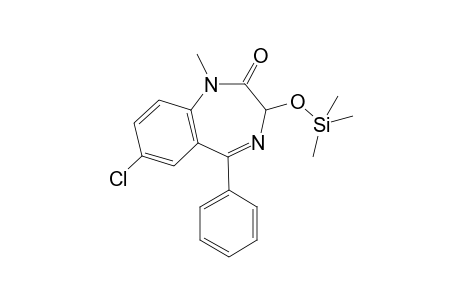 2H-1,4-Benzodiazepin-2-one, 7-chloro-1,3-dihydro-1-methyl-5-phenyl-3-[(trimethylsilyl)oxy]-