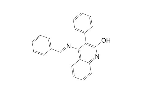 2(1H)-Quinolinone, 3-phenyl-4-[(phenylmethylene)amino]-