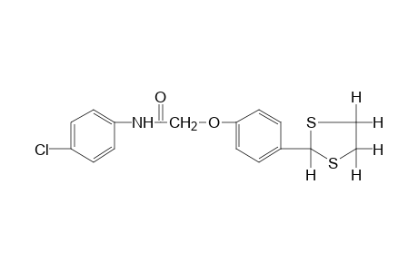 4'-chloro-2-[p-(1,3-dithiolan-2-yl)phenoxy]acetanilide