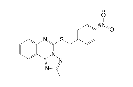 [1,2,4]triazolo[1,5-c]quinazoline, 2-methyl-5-[[(4-nitrophenyl)methyl]thio]-