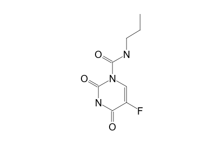 3,4-dihydro-2,4-dioxo-5-fluoro-N-propyl-1(2H)-pyrimidinecarboxamide