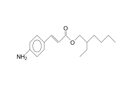 4-Amino-cinnamic acid, 2-ethyl-hexyl ester