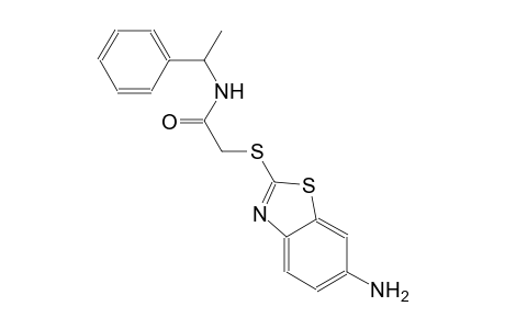 N-(alpha-methylbenzyl)-6-aminobenzothiazol-2-ylthioacetamide