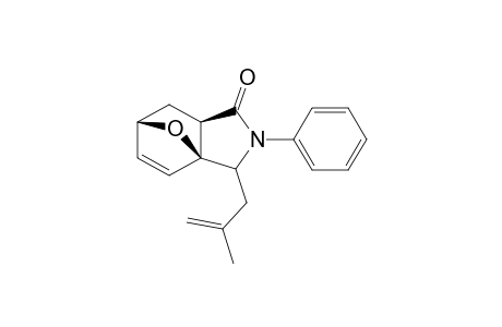 2-METHALLYL-3-AZA-4-OXO-3-PHENYL-10-OXATRICYCLO-[5.2.1.0(1,5)]-DEC-8-ENE;MAJOR-ISOMER