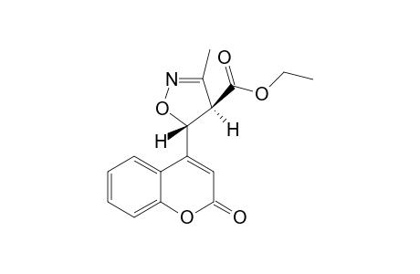 Ethyl 3-(2'-oxo-2H-[1]benzopyran-4'-yl)-3-methyl-4,5-dihydroisoxazole-4-carboxylate