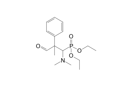 3-Diethoxyphosphoryl-3-(dimethylamino)-2-methyl-2-phenyl-propanal