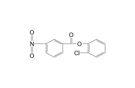 m-nitrobenzoic acid, o-chlorophenyl ester